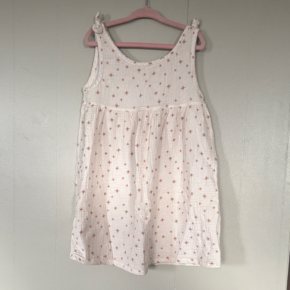Star Pattern Kids Dress